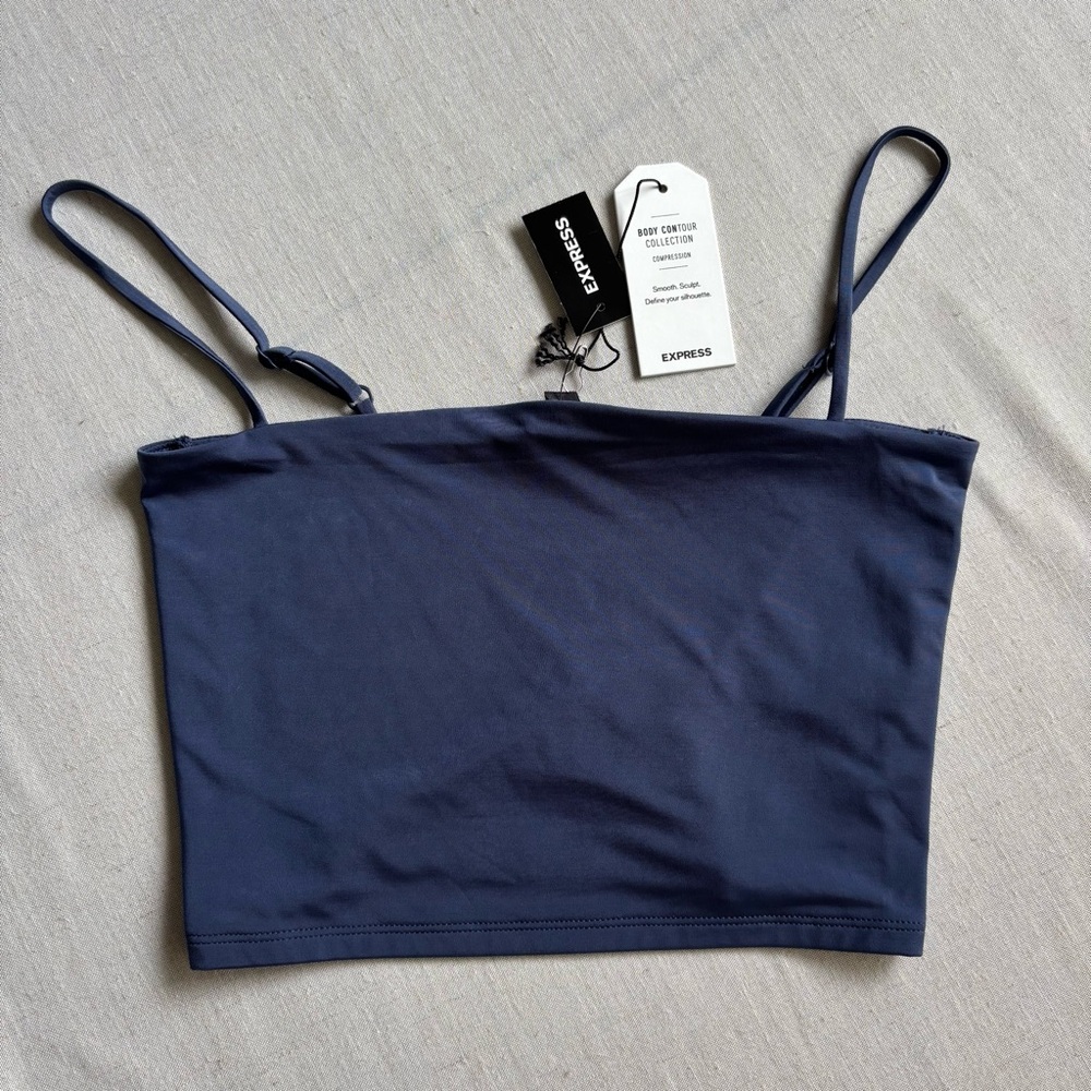 NWT Express Navy Body Contour Cami Top Women’s Size S